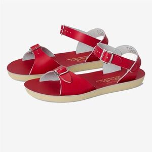 Salt Water Sandals by Hoy Sun-San-Surfer Toddler Girls size 10 color Red